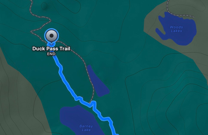 自訂路線地圖，展示與標記位置的距離