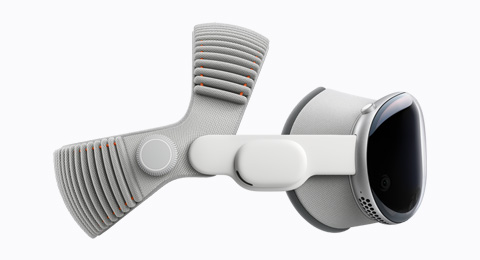 Apple Vision Pro, vue latérale