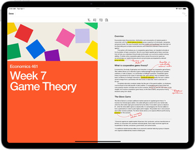 Ứng dụng Adobe Acrobat Reader hiển thị trên iPad Air