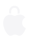 Logo Apple có hình dạng khóa, cơ chế khóa ở trạng thái khóa để làm nổi bật tính năng bảo vệ quyền riêng tư
