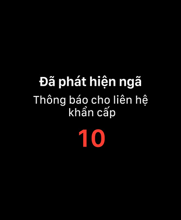 Fall Detection notification, notifying emergency contacts